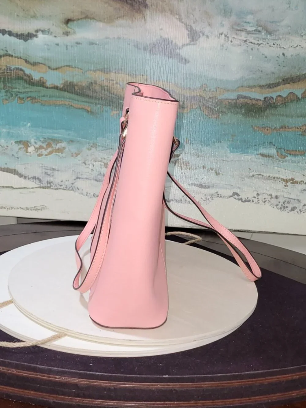 Dooney & Bourke Lexinton Shopper Pink Saffiano Leather  [Item #HL12]